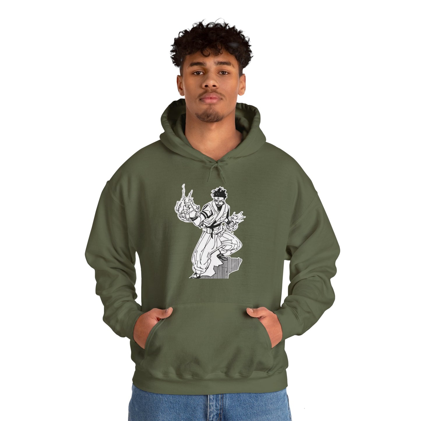 Unisex Heavy Blend™ Hoodie - "Ryomen Sukuna VS" from Jujutsu Kaisen