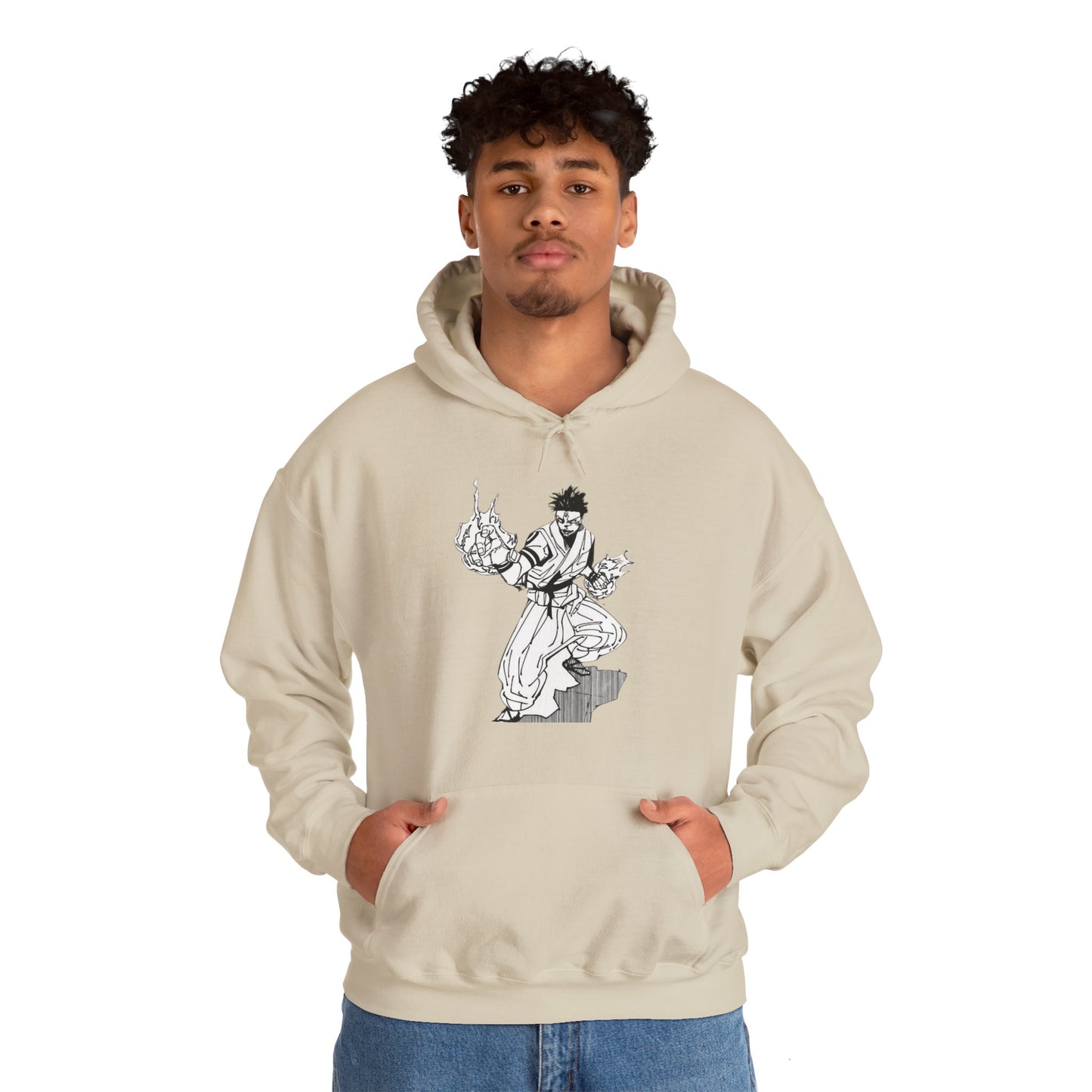 Unisex Heavy Blend™ Hoodie - "Ryomen Sukuna VS" from Jujutsu Kaisen