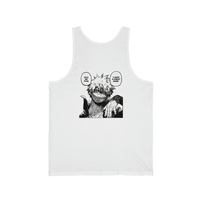 Unisex Tank Top - "Dabi Manga" from My Hero Academia