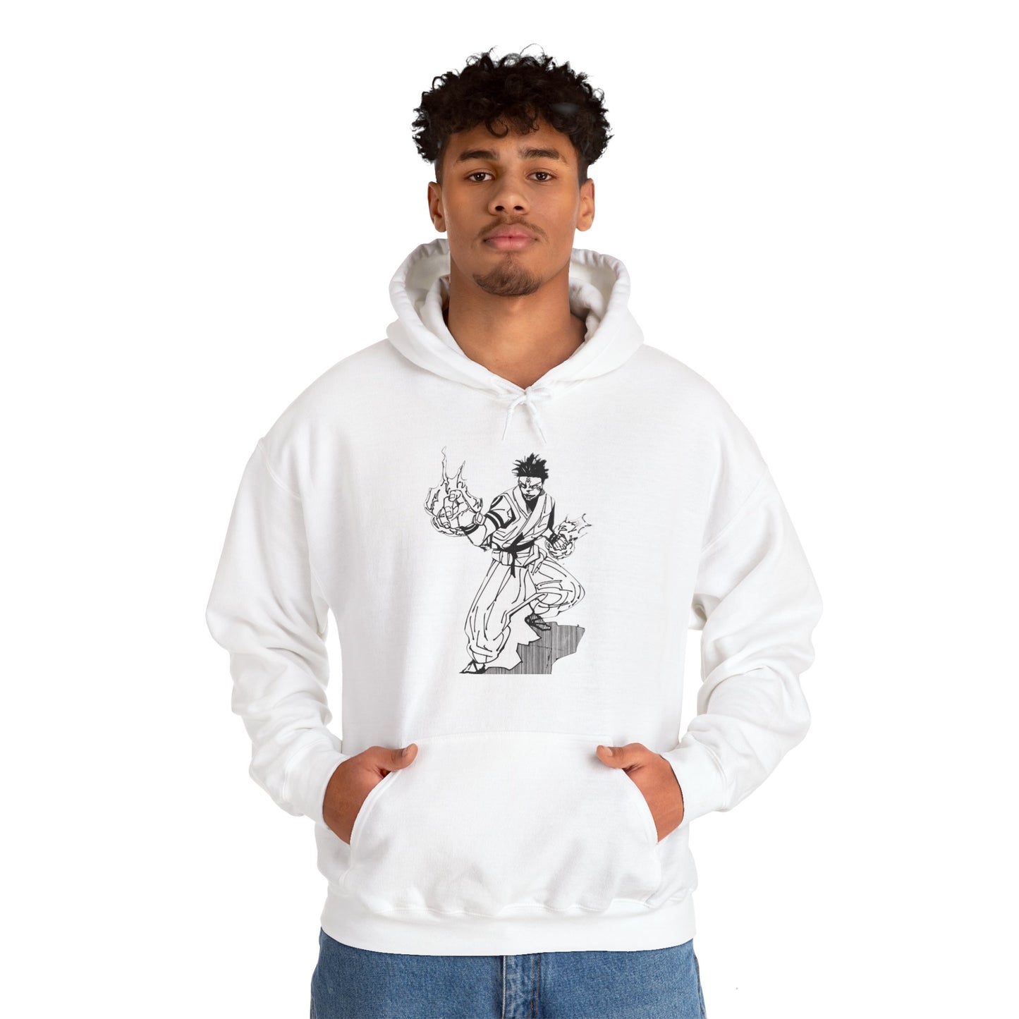 Unisex Heavy Blend™ Hoodie - "Ryomen Sukuna VS" from Jujutsu Kaisen