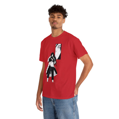Unisex Heavy Cotton T-shirt - "Madara´s First Manga Appearance" from Naruto Shippuden