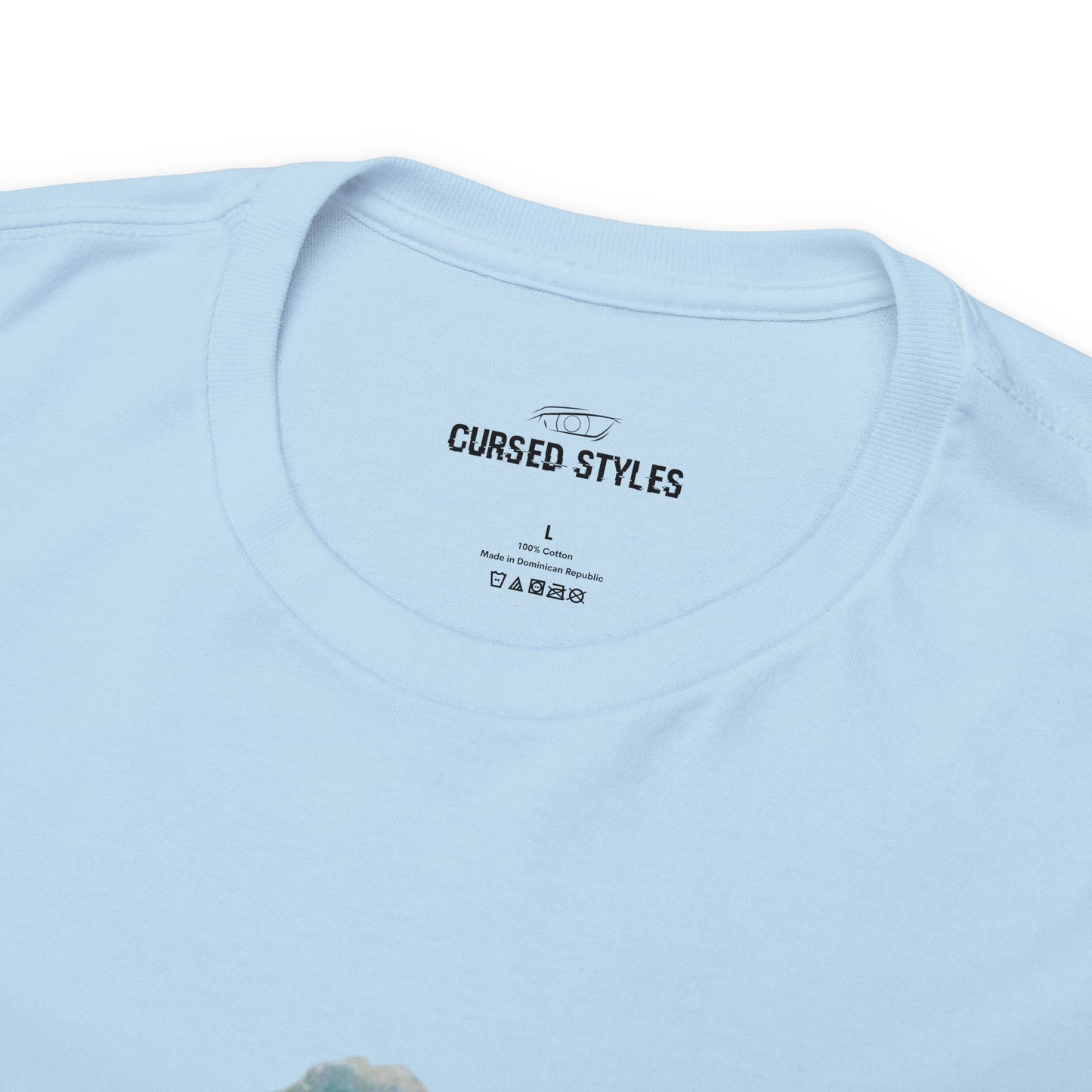 Unisex Heavy Cotton T-shirt - "Totoro Sleeping" from Studio Ghibli